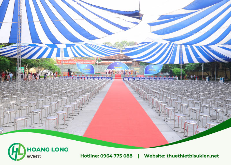 thiết bị tổ chức lễ bế giảng 